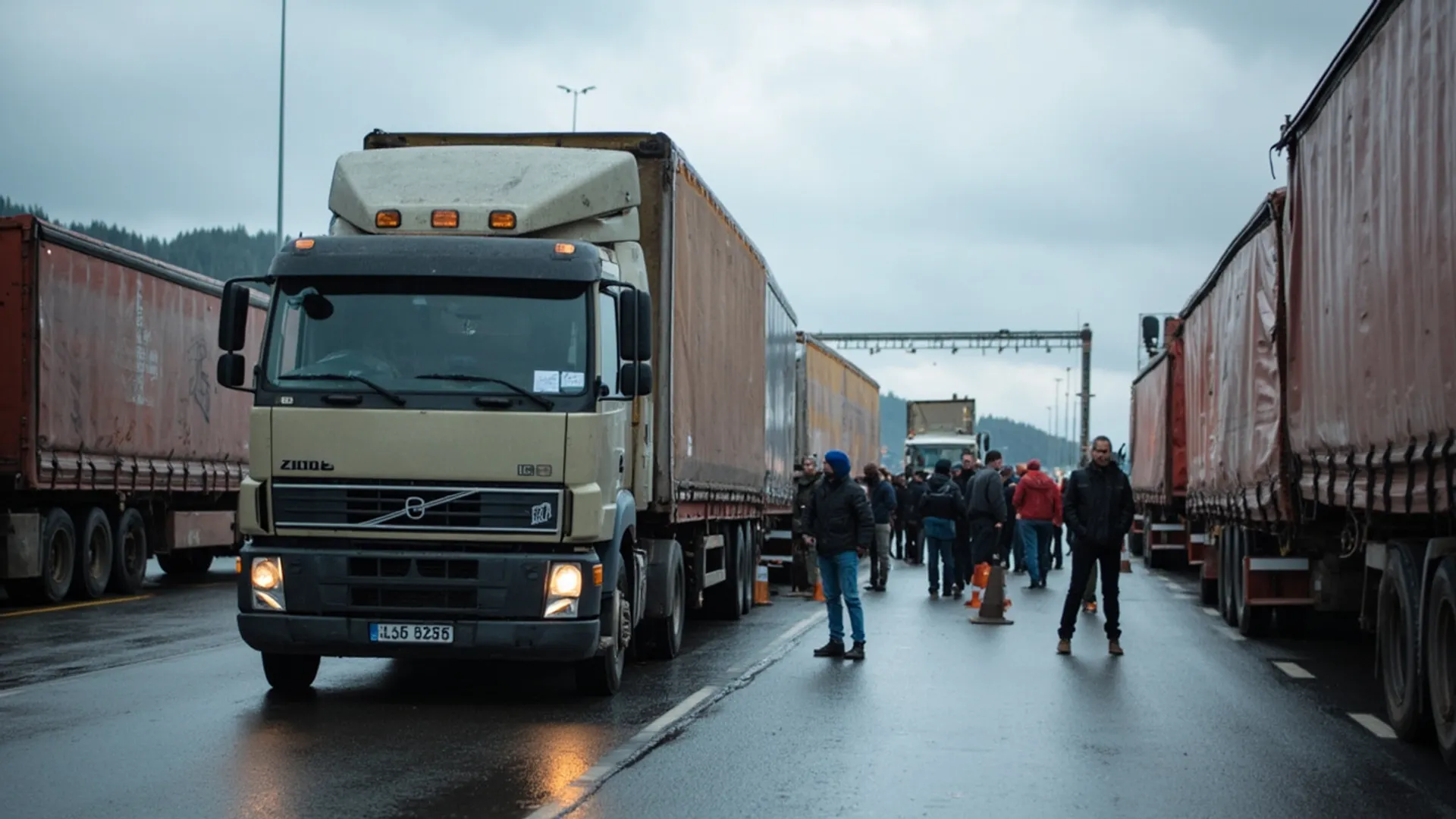 Balkan Drivers Protest Schengen Rules: EU Freight Faces Blockades